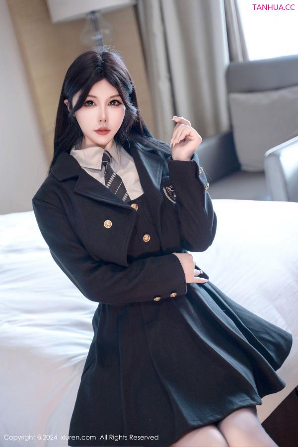   [XiuRen]高清写真图 2024.09.03 No.9106 陈芊儿 黑丝美腿第8张图片